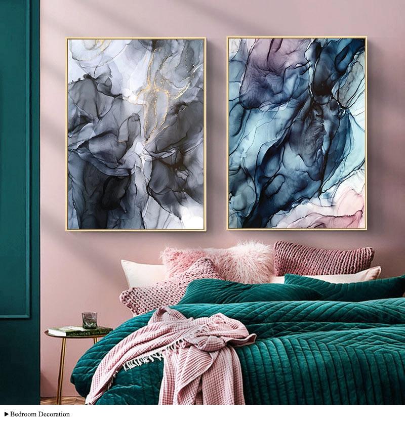 Farbenfroher abstrakter Leinwanddruck