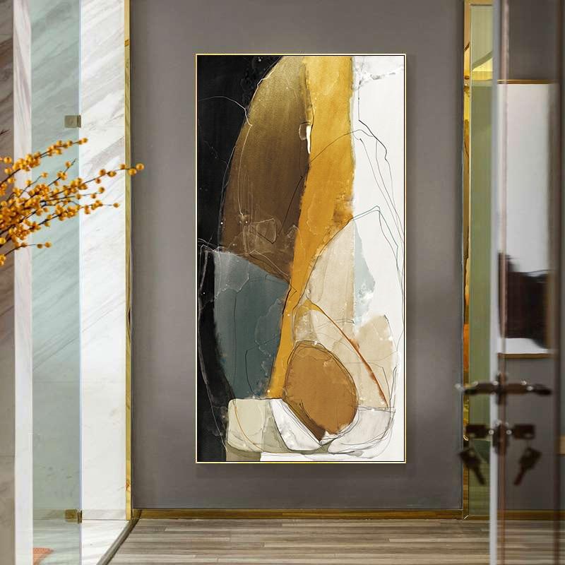 Geometrisches Abstraktes Leinwandbild